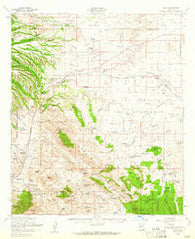 Elgin Arizona Historical topographic map, 1:62500 scale, 15 X 15 Minute, Year 1958