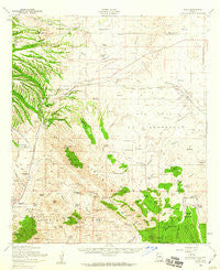 Elgin Arizona Historical topographic map, 1:62500 scale, 15 X 15 Minute, Year 1958