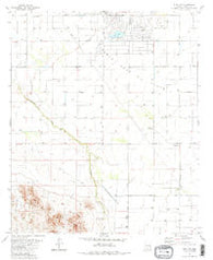 Eloy NW Arizona Historical topographic map, 1:24000 scale, 7.5 X 7.5 Minute, Year 1981