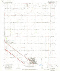 Eloy North Arizona Historical topographic map, 1:24000 scale, 7.5 X 7.5 Minute, Year 1965