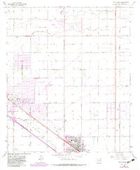 Eloy North Arizona Historical topographic map, 1:24000 scale, 7.5 X 7.5 Minute, Year 1965