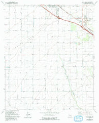 Eloy South Arizona Historical topographic map, 1:24000 scale, 7.5 X 7.5 Minute, Year 1981