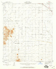 Eloy Arizona Historical topographic map, 1:62500 scale, 15 X 15 Minute, Year 1947