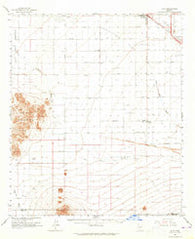 Eloy Arizona Historical topographic map, 1:62500 scale, 15 X 15 Minute, Year 1963