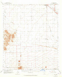 Eloy Arizona Historical topographic map, 1:62500 scale, 15 X 15 Minute, Year 1963