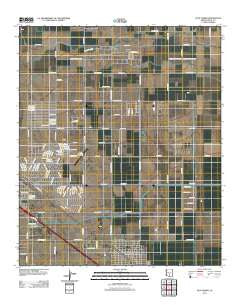 Eloy North Arizona Historical topographic map, 1:24000 scale, 7.5 X 7.5 Minute, Year 2011