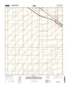 Eloy South Arizona Current topographic map, 1:24000 scale, 7.5 X 7.5 Minute, Year 2014