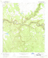 Elwood Canyon Arizona Historical topographic map, 1:24000 scale, 7.5 X 7.5 Minute, Year 1967