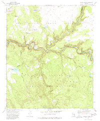 Elwood Canyon Arizona Historical topographic map, 1:24000 scale, 7.5 X 7.5 Minute, Year 1976