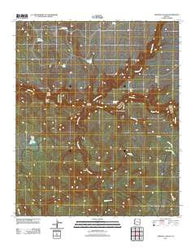 Elwood Canyon Arizona Historical topographic map, 1:24000 scale, 7.5 X 7.5 Minute, Year 2011