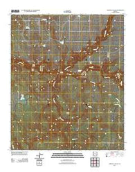 Elwood Canyon Arizona Historical topographic map, 1:24000 scale, 7.5 X 7.5 Minute, Year 2011