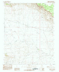 Emmett Hill Arizona Historical topographic map, 1:24000 scale, 7.5 X 7.5 Minute, Year 1985