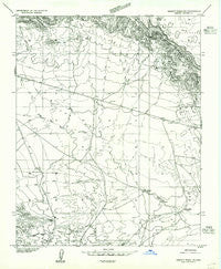 Emmett Wash NW Arizona Historical topographic map, 1:24000 scale, 7.5 X 7.5 Minute, Year 1954