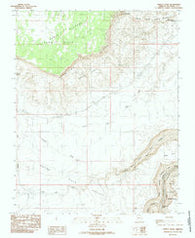 Emmett Wash Arizona Historical topographic map, 1:24000 scale, 7.5 X 7.5 Minute, Year 1985