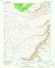 Emmett Wash Arizona Historical topographic map, 1:62500 scale, 15 X 15 Minute, Year 1954