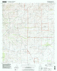 Empire Ranch Arizona Historical topographic map, 1:24000 scale, 7.5 X 7.5 Minute, Year 1996