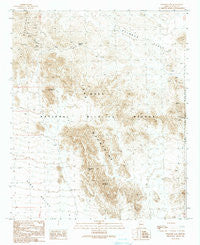 Engesser Pass Arizona Historical topographic map, 1:24000 scale, 7.5 X 7.5 Minute, Year 1990