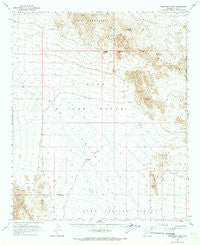 Engesser Pass Arizona Historical topographic map, 1:62500 scale, 15 X 15 Minute, Year 1965