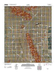Enid Arizona Historical topographic map, 1:24000 scale, 7.5 X 7.5 Minute, Year 2011