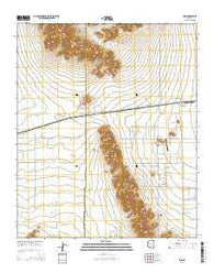 Enid Arizona Current topographic map, 1:24000 scale, 7.5 X 7.5 Minute, Year 2014
