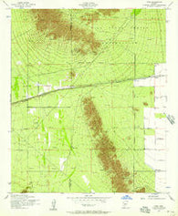 Enid Arizona Historical topographic map, 1:24000 scale, 7.5 X 7.5 Minute, Year 1952
