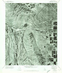 Enid Arizona Historical topographic map, 1:24000 scale, 7.5 X 7.5 Minute, Year 1971