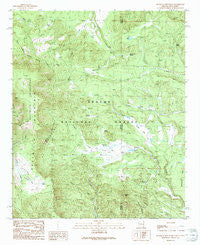 Escudilla Mountain Arizona Historical topographic map, 1:24000 scale, 7.5 X 7.5 Minute, Year 1991