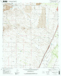 Esperanza Mill Arizona Historical topographic map, 1:24000 scale, 7.5 X 7.5 Minute, Year 1981