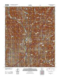Estler Peak Arizona Historical topographic map, 1:24000 scale, 7.5 X 7.5 Minute, Year 2012