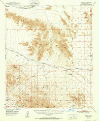 Estrella Arizona Historical topographic map, 1:62500 scale, 15 X 15 Minute, Year 1951