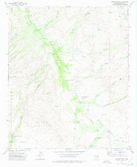 Eureka Ranch Arizona Historical topographic map, 1:24000 scale, 7.5 X 7.5 Minute, Year 1972