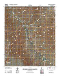 Eureka Ranch Arizona Historical topographic map, 1:24000 scale, 7.5 X 7.5 Minute, Year 2011