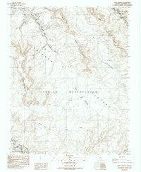 Face Canyon Arizona Historical topographic map, 1:24000 scale, 7.5 X 7.5 Minute, Year 1985