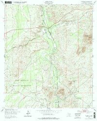 Fairbank Arizona Historical topographic map, 1:24000 scale, 7.5 X 7.5 Minute, Year 1952