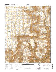 Fern Glen Canyon Arizona Current topographic map, 1:24000 scale, 7.5 X 7.5 Minute, Year 2014