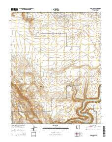 Ferry Swale Arizona Current topographic map, 1:24000 scale, 7.5 X 7.5 Minute, Year 2014