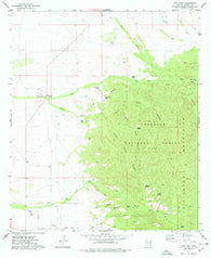 Fife Peak Arizona Historical topographic map, 1:24000 scale, 7.5 X 7.5 Minute, Year 1974