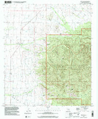 Fife Peak Arizona Historical topographic map, 1:24000 scale, 7.5 X 7.5 Minute, Year 1996