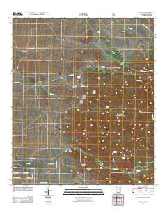 Fife Peak Arizona Historical topographic map, 1:24000 scale, 7.5 X 7.5 Minute, Year 2012