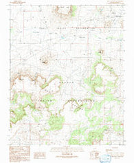 First Flat Mesa Arizona Historical topographic map, 1:24000 scale, 7.5 X 7.5 Minute, Year 1991