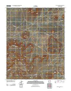 First Flat Mesa Arizona Historical topographic map, 1:24000 scale, 7.5 X 7.5 Minute, Year 2011