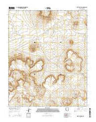 First Flat Mesa Arizona Current topographic map, 1:24000 scale, 7.5 X 7.5 Minute, Year 2014