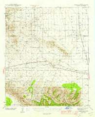 Fisher Hills Arizona Historical topographic map, 1:62500 scale, 15 X 15 Minute, Year 1944