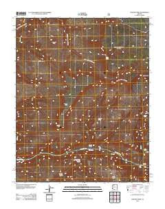 Fishtail Mesa Arizona Historical topographic map, 1:24000 scale, 7.5 X 7.5 Minute, Year 2012
