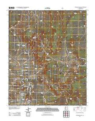 Fitzgerald Hill Arizona Historical topographic map, 1:24000 scale, 7.5 X 7.5 Minute, Year 2012