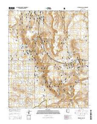 Fitzgerald Hill Arizona Current topographic map, 1:24000 scale, 7.5 X 7.5 Minute, Year 2014