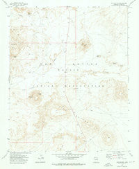 Five Buttes Arizona Historical topographic map, 1:24000 scale, 7.5 X 7.5 Minute, Year 1972