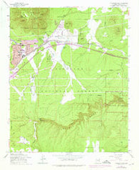 Flagstaff East Arizona Historical topographic map, 1:24000 scale, 7.5 X 7.5 Minute, Year 1962