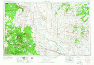 Flagstaff Arizona Historical topographic map, 1:250000 scale, 1 X 2 Degree, Year 1954