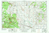 Flagstaff Arizona Historical topographic map, 1:250000 scale, 1 X 2 Degree, Year 1954